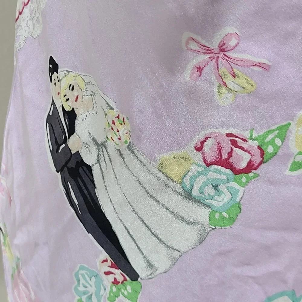 Nick & Nora Wedding Nightgown Pajamas 1990's Y2k - Picture 8 of 16